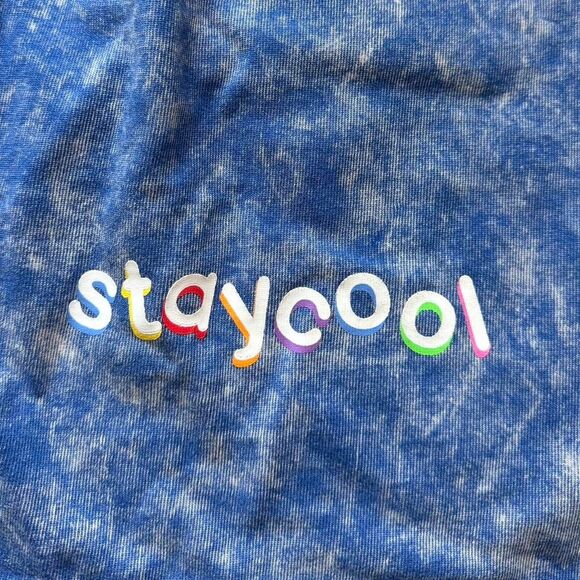 STAYCOOLNYC Blue Acid Wash Tie-Dye Men's XL Shorts 3" NWOT Urban Outfitters - Picture 6 of 8